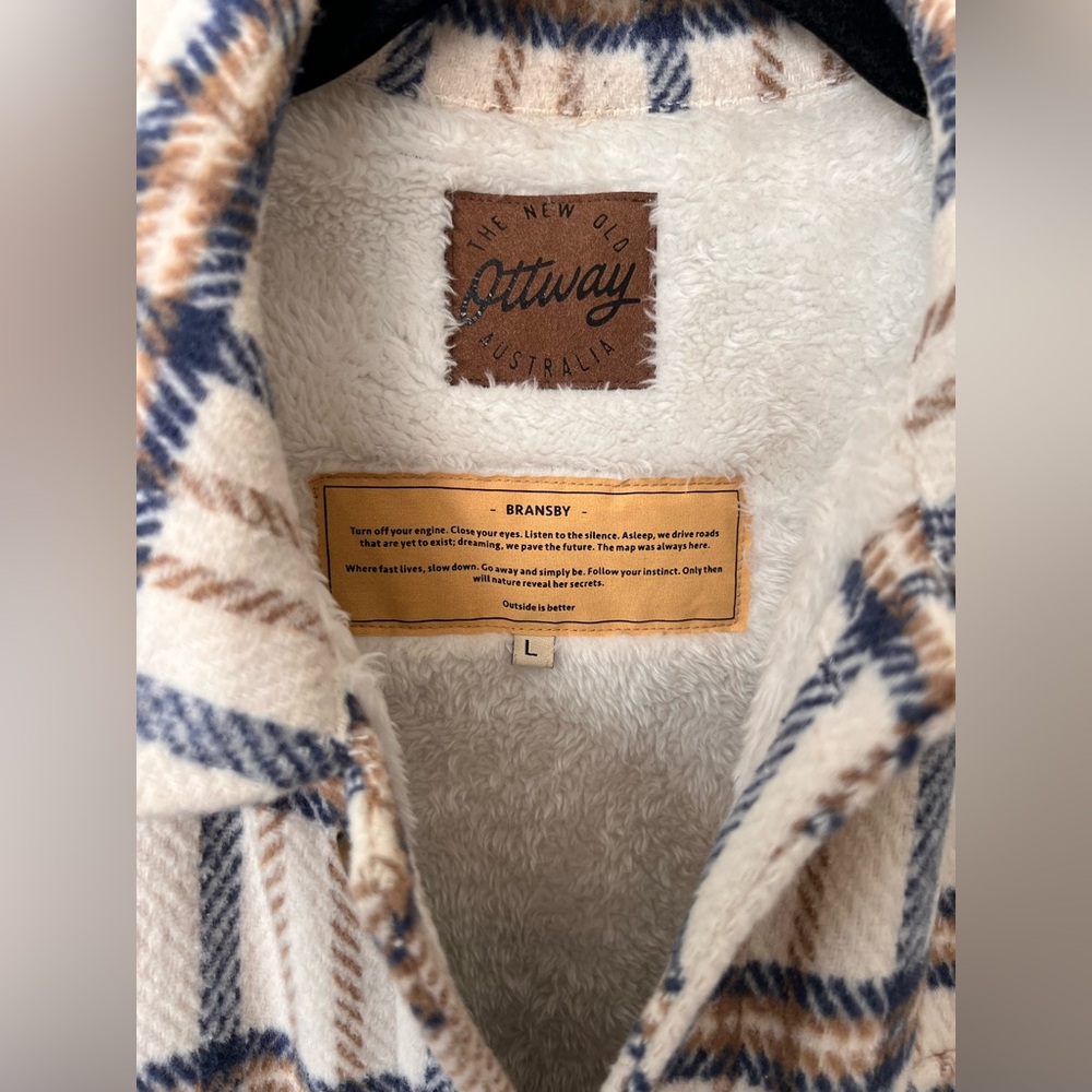Men's Ottway Plaid Jacket Size Large - Picture 3 of 3